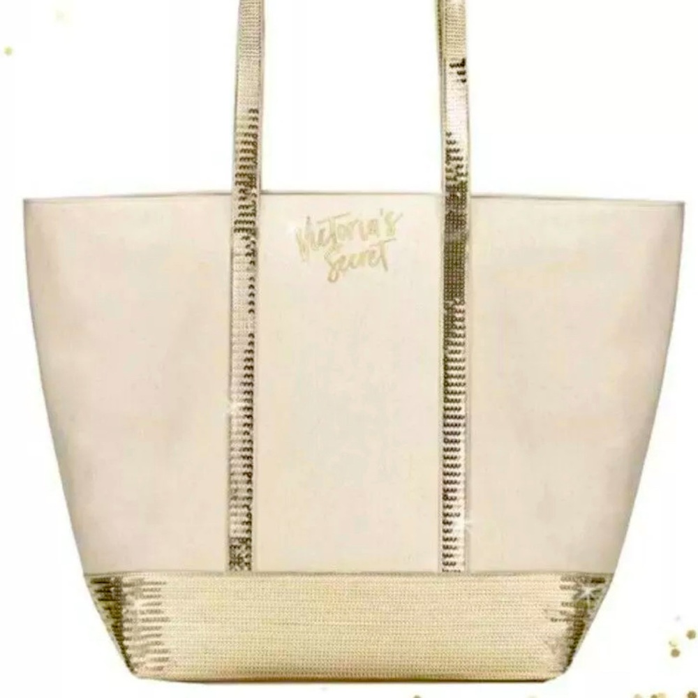 Victoria Secret GOLD tote